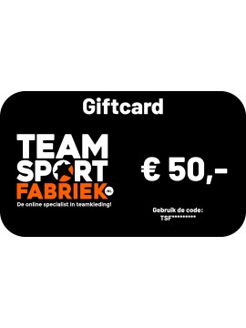 TEAMSPORTFABRIEK GIFTCARD 50 EURO